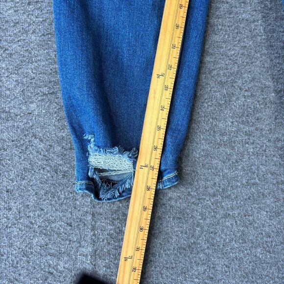 Jelly Jeans Womens Size 20 Raw Hem Distressed Stretchy - Picture 6 of 11